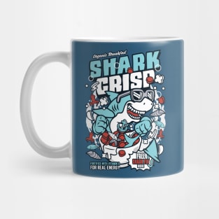 Retro Cereal Box Shark Crisp // Junk Food Nostalgia // Cereal Lover Mug